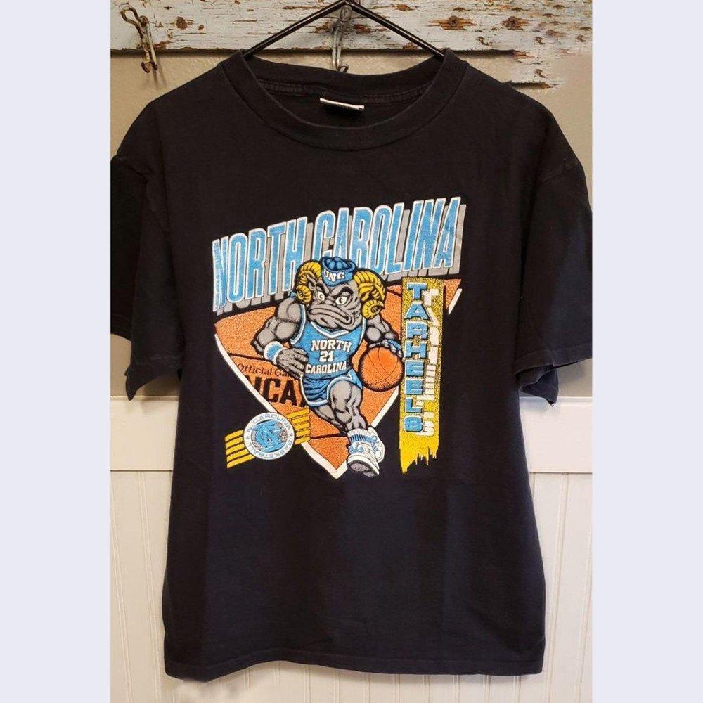 Retro Ncaa Unc Tar Heels Mascot Shirt, University Of North Carolina Shirt